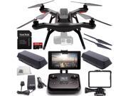 3DR Solo Quadcopter (No Gimbal) with Manufacturer Accessories + Extra 3DR Flight Battery + 3DR Propeller Set + SanDisk 32GB Extreme PRO microSDHC Memory Card (S