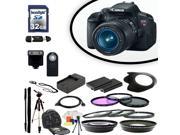 Canon EOS Rebel 650D / T4i Digital SLR Camera With 18-55mm Lens & Ultimate Accessory Bundle