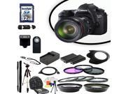 Canon EOS 6D Digital SLR Camera With 24-105mm Lens & Ultimate Accessory Bundle