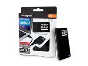 128GB Integral USB 3.0 Portable Solid State Drive SSD. small lightweight and Ultra Fast. Model INSSD128GPORT3.0
