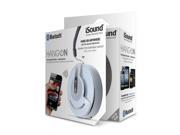 ISOUND Hang On Bluetooth Rechargeable Speaker Speakerphone for Phones Tablets Laptops other Audio Devices White. Model ISOUND 5300