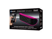 ISOUND Crescent Rechargeable Portable Bluetooth Speaker Speakerphone Pink. Model ISOUND 5328