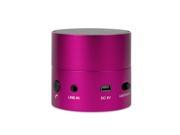 ISOUND Fire Waves Bluetooth Aluminum Rechargeable Speaker with Color changing Light Mode Pink. Model ISOUND 5317