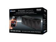 ISOUND Pyramid Rechargeable Portable Bluetooth Speaker Speakerphone Black Model ISOUND 5206