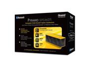 ISOUND Pyramid Rechargeable Portable Bluetooth Speaker Speakerphone Yellow. Model ISOUND 5242