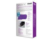 ISOUND GoSonic Rechargeable Portable Speaker for All Devices with a 3.5mm Audio Jack Purple. Model ISOUND 5232