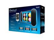 ISOUND iGlowsound Speaker System Dancing Light Speaker for iPod iPhone iPad or Audio Device with a 3.5mm Audio Jack Blue. Model ISOUND 5244