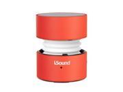 ISOUND Fire Glow Aluminum Color changing Portable Speaker for iPod iPhone iPad or Audio Device with a 3.5mm Audio Jack Red. Model ISOUND 5357