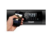 ISOUND Theater Sound Premium Bluetooth Speaker With A Built-in Fm Clock Radio for iPod, iPhone, iPad, Smartphone, MP3 Player or Audio Device with a 3.5mm Audio