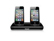 ISOUND Dual Power Veiw Charge Display Dock for iPod Touch 1st 2nd 3rd 4th iPhone 3 4 Black Model ISOUND 1689.