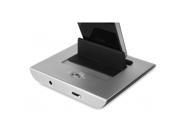 ISOUND Power Veiw S Fast Charging Display Dock for iPad iPhone iPad Aluminum Gloss Black. Model ISOUND 4579