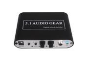 AC3 DTS 5.1 Audio Gear Digital Sound Decoder SPDIF PC PS3 Xbox 360 Blue ray DVD Players