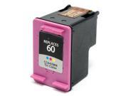 3pcs Remanufactured Replacement for Hewlett Packard CC643WN HP 60 Tri Color Ink Cartridge