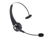 Wireless Bluetooth V2.0 Headset w Microphone for PlayStation 3 PS3 Xbox 360 Xbox360 Slim Laptop Cell Phone Black