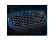 AGPtek USB Wired Blue Red Purple LED Illuminated Backlight Gaming Keyboard for Desktop PC Laptop Shortcut Keys Multimedia