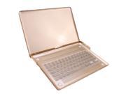 3in1 Rubberized Hard Case Champagne Gold Laptop Shell Keyboard Skin Screen Protector for Apple Macbook Pro 13�? inch 13.3�? inch no Retina A1278