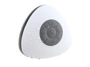 Silver Mini Waterproof Wireless Bluetooth Handsfree Suction Speaker