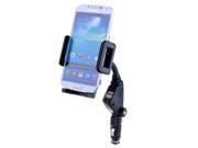Dual 2 USB Ports Car Cigarette Lighter Charger Mount Holder for Mobile Phone GPS