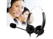 Handsfree Call Center Noise Cancelling Corded Dual 3.5mm Audio Plug Headset Headphone with Mic Mircrophone for Phone Desk Telephonefor Phone Telephone Counselin
