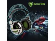 SADES SA 928 Stereo Lightweight Gaming Headphone Headsets with Mic for PC MAC With Sades Retail Gift Box