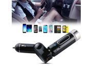 New Version Car FM Transmitter Wireless Bluetooth Radio Adapter In Car Vehicle With Cigarette Lighter Supports Hands Free Calling USB Charger Micro SD Card Co