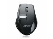 AGPtek® 3 DPI Optical Mouse With Hidden USB Wireless Receiver Six Function Key 18 month Warranty– Black