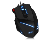 ZELOTES T 60 Mad Spider Redemption Optical 7200 DPI High Precision Gaming Mouse 7 Button 6 Speed DPI USB Wired Professional Gaming Mouse with 6 DPI Modes Comp