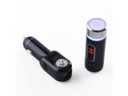 In Car Vehicle Wireless Bluetooth FM Transmitter Radio Adapter With Cigarette Lighter Hands Free Calling for iPhone Samsung Tablets MP3 Players Smartphones