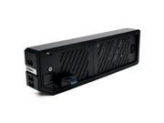 AGPtek 2 in 1 2.5 Hard Drive Enclosure Media HUB w 3 Front USB Ports for XBOX ONE Supports Up to 3TB Black