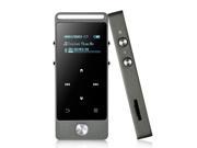 AGPtEK 8GB Mini HiFi Digital Audio Player MP3 Player Lossless Sound Music Player with14 hours of audio playback E book FM Radio Voice Recorder Black