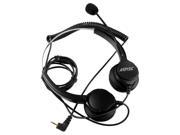 AGPtek Noise Cancelling Hands Free Headset Over the head Binaural Headphone with Moc Comfort Fit Headband for phone sales Telecom Operators Enterprises
