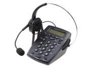 Call Center Dialpad Noise Cancelling Headset Telephone with Tone Dial Key Pad REDIAL Mute function Black