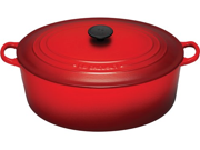 Le Creuset 9.5-qt. Oval Signature Enamel Cast Iron French Oven, Cherry Red