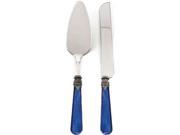 UPC 793829010823 product image for Rosanna 2-pc. Napoleon Cake Knife and Server, Blue | upcitemdb.com