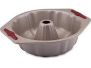 Paula Deen 10 in. Nonstick Signature Bakeware Fluted Cake Pan Champagne