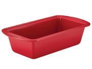 Silverstone 9x5 in. Ceramic Nonstick Loaf Pan Red