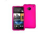 Hot Pink Hard Snap On Case Screen Film For One M7