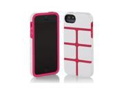 White Pink Incase Flexible Hard Shell Protector Cover Case for iPhone 5