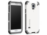 White Gray PureGear Dualtek Extreme Impact Protector Case for Samsung Galaxy S 5