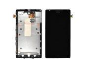 For Nokia Lumia 1520 Black LCD Display Touch Screen Digitizer Assembly Frame