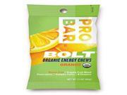 Probar Bolt, Organic Energy Chews, Orange, 2.1 Ounces,  - 