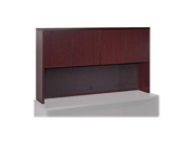 Lorell  87814 Stack-on Storage 66" W x 14" D x 39" H - Fluted Edge - Hardwood - Mahogany, Veneer