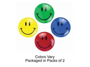 Smiley Face Magnets 1 1 2 D 2 PK Assorted