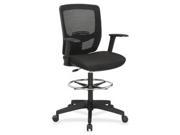 Midback Stool Chair Ht. Adj. 27 x28 1 4 x54 1 4 Black