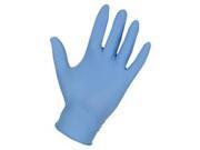 Powdered Nitrile Gloves 5Mil Large 100 BX Light Blue