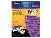 Fellowes Glossy Pouches Menu 3 mil 50 pack