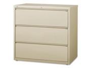 Lorell 3 Drawer Putty Lateral Files 42 x 18.6 x 40.3 Steel 3 x File Drawer s Putty