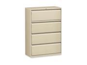 Lateral File 4 Drawer 42 x18 5 8 x52 1 2 Putty