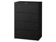 Lateral File 4 Drawer 42 x18 5 8 x52 1 2 Black