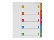Index Dividers W Table Of Contents 1 5 5 Tab 24 ST Multi